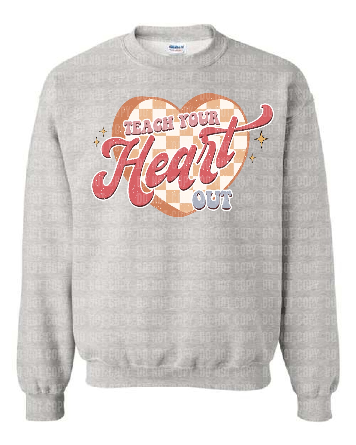 Teach your Heart out Ash Grey Sweatshirt