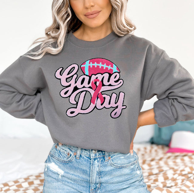 Game Day Breast Cancer Sweatshirt