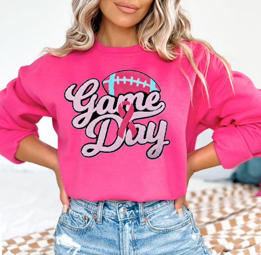 Game Day Breast Cancer Sweatshirt