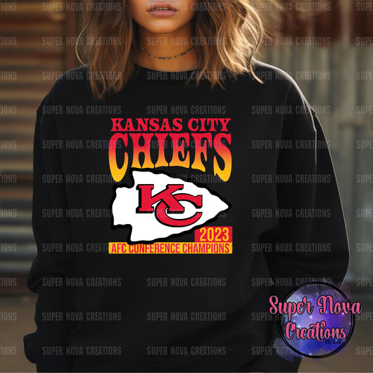 KC AFC Champs Black T-shirt