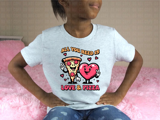 Youth All you need is Love & Pizza T-shirt