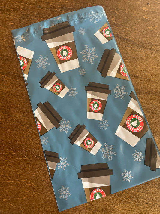 Coffee Cup 6x9 Poly Mailers