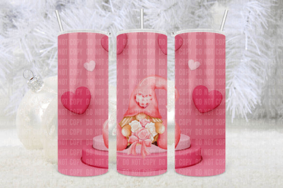 Gnome Valentine's Tumbler