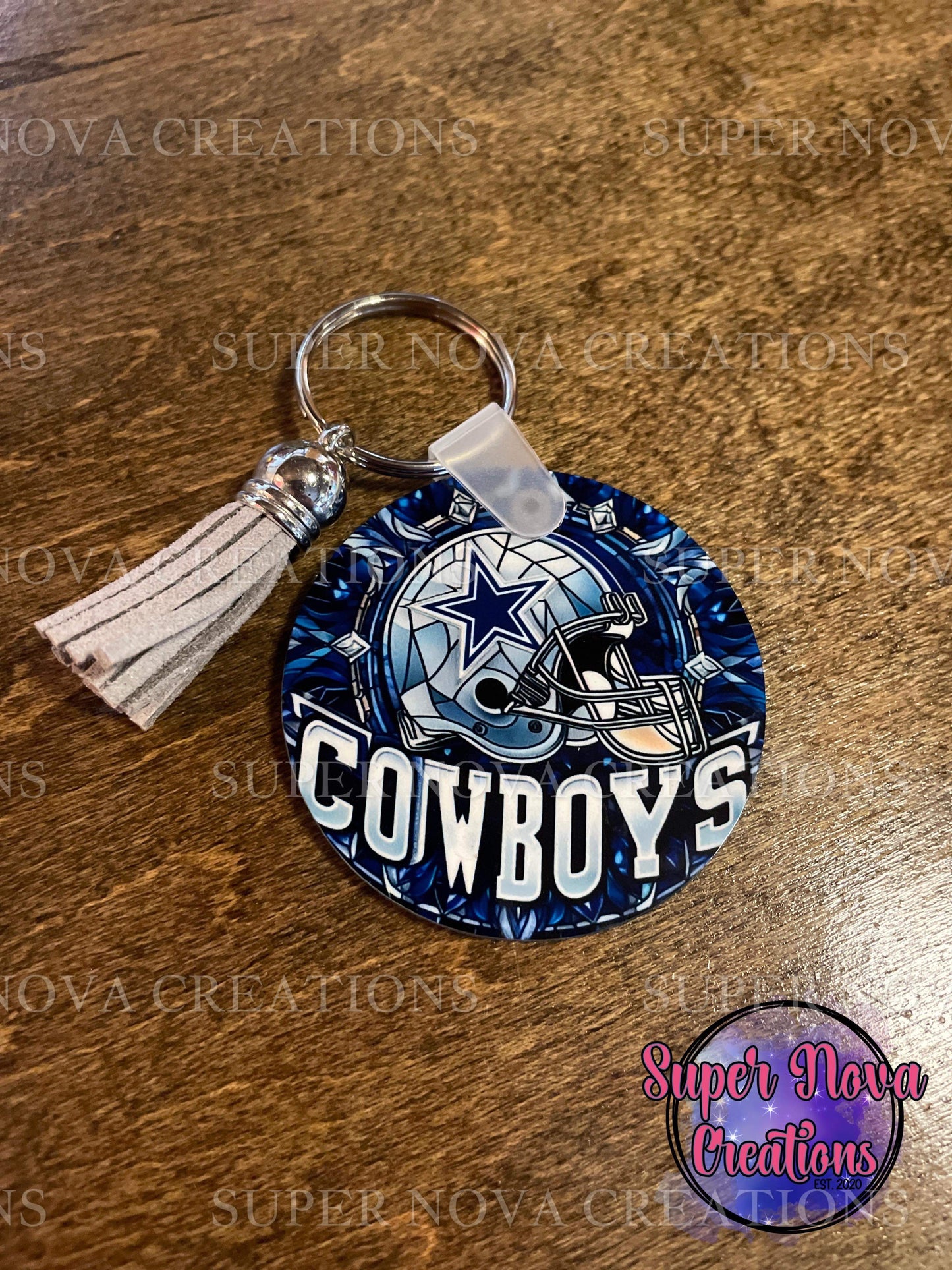 Cowboys Football Team Keychain