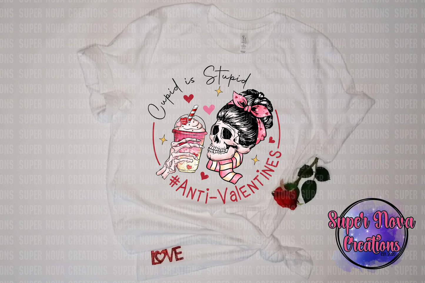 Cupid Is Stupid Anti-Valentines Unisex T-shirt