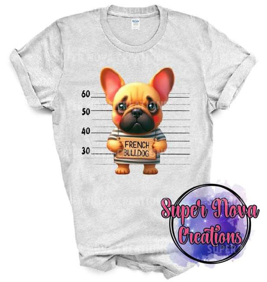 French Bulldog Dog Mugshot Design