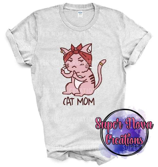 Cat Mom Finger Design