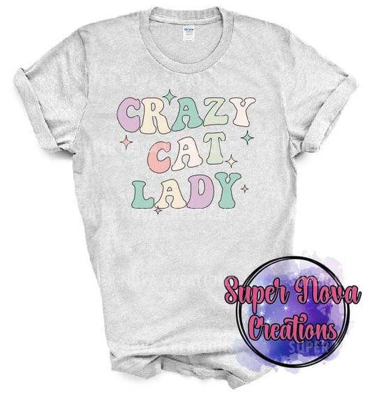 Crazy Cat Lady Pastel Design