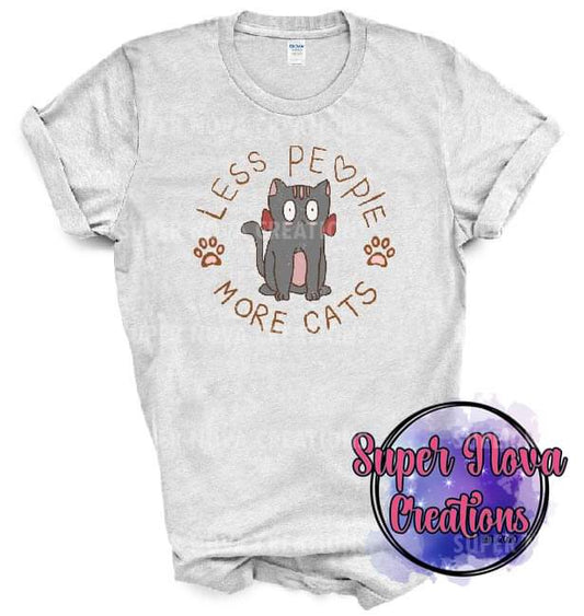 Less People More Cats Design