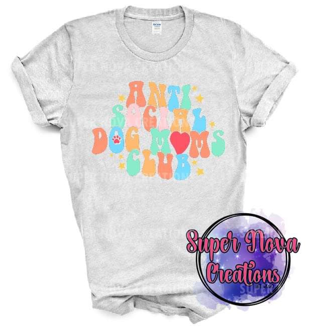 Anti Social Dog Mom Club Design