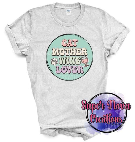 Cat Mother Wine Lover Design