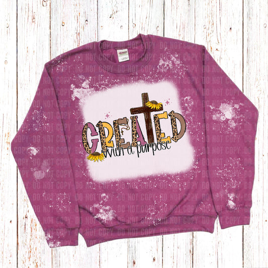 Created with a Purpose Maroon Sweatshirt