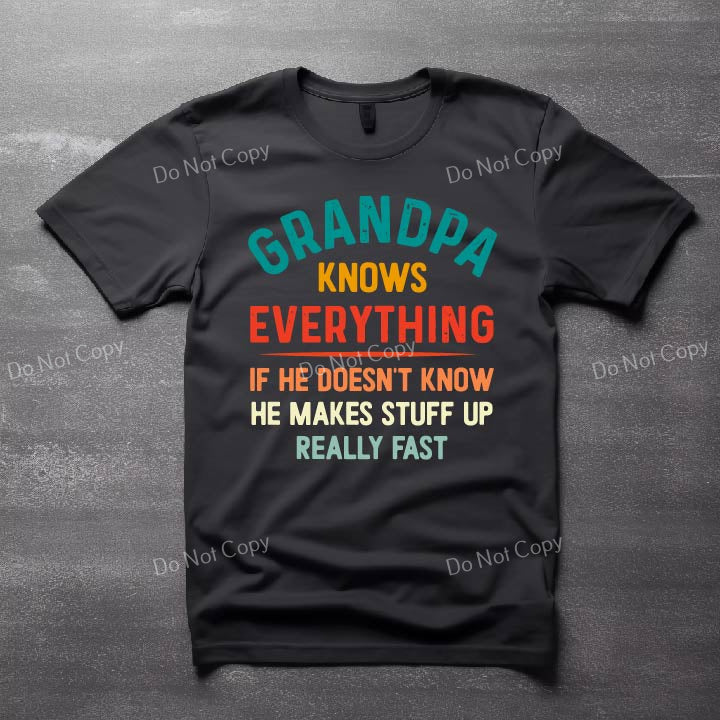 Grandpa Knows Everything Design