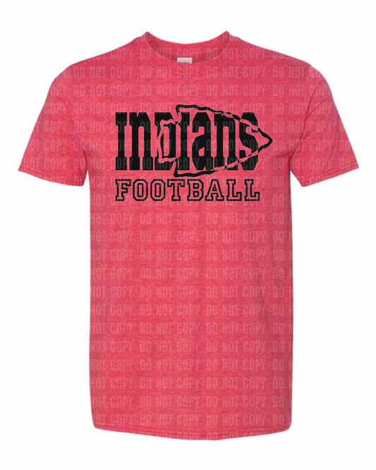 Indians Football Style 2 T-shirt