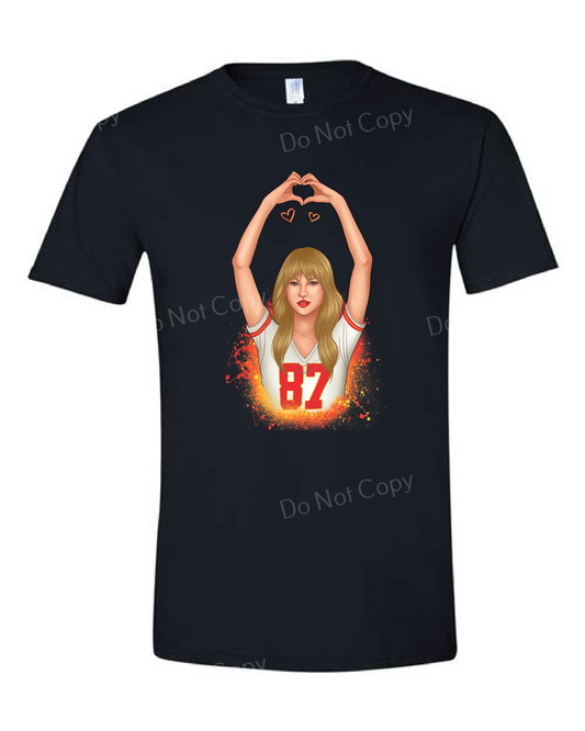 TS Heart Hand Black