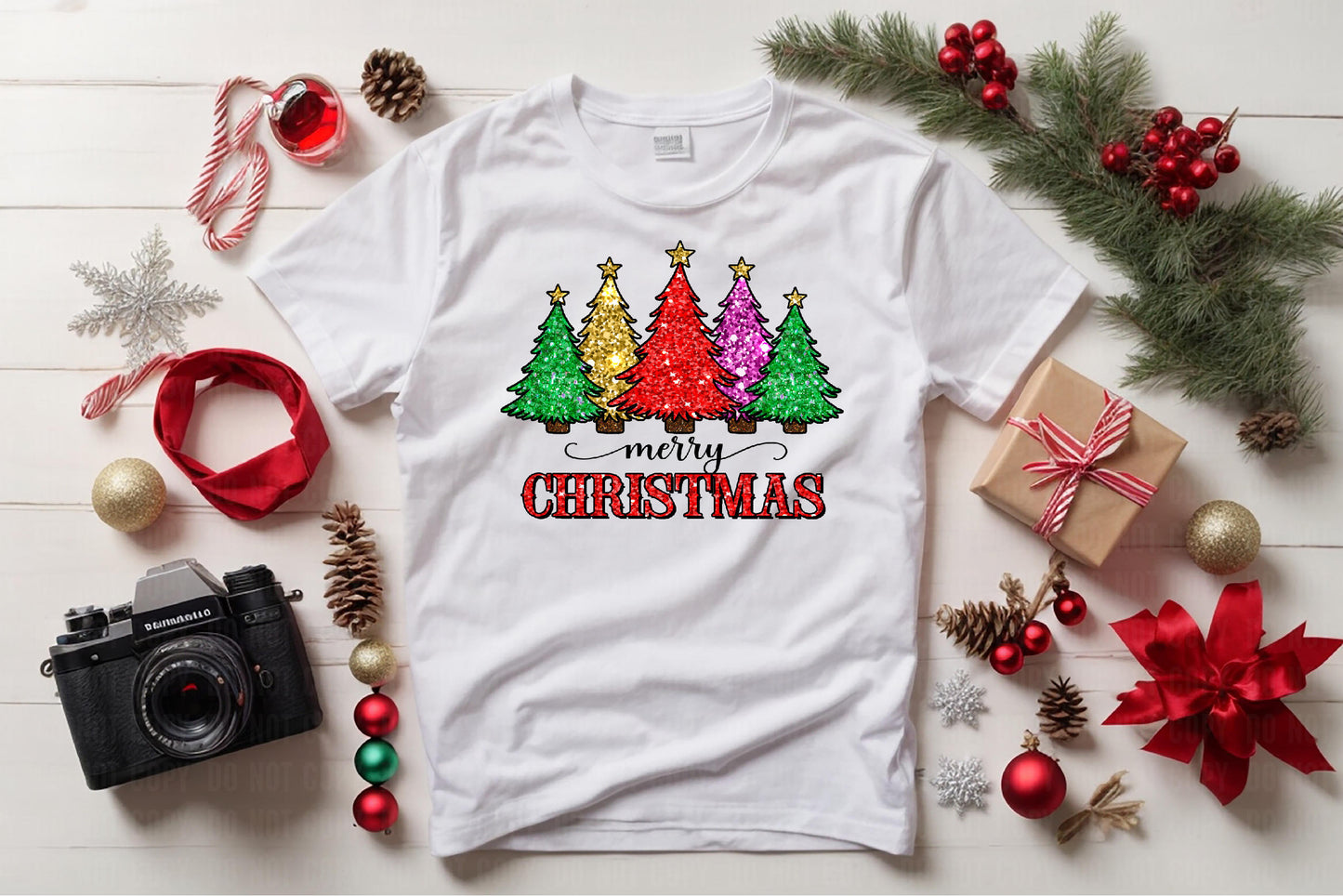 Merry Sparkle Christmas Unisex T-shirt