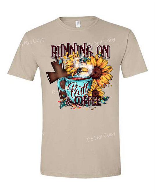 Running On Faith & Coffee T-shirt